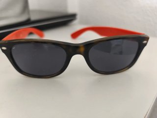 Gafas de sol Ray Ban WAYFARER 52X18 Azul/Naranja