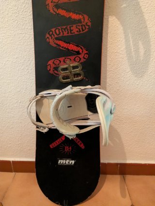 Tabla Snowboard Rome SDS con fijaciones nitro