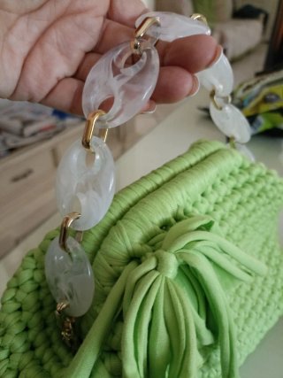 Set Borsa Clutch e 2 Portamonete Uncinetto