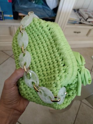 Set Borsa Clutch e 2 Portamonete Uncinetto