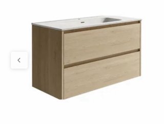 Mueble Moon Madera Diseño Suspendido/Suelo