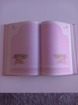 Diario Tiny Candy y bolígrafo vintage