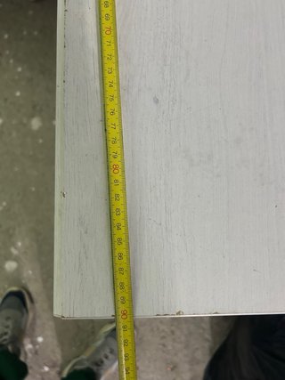 Escritorio de madera blanco