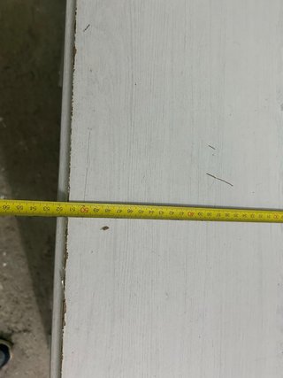 Escritorio de madera blanco
