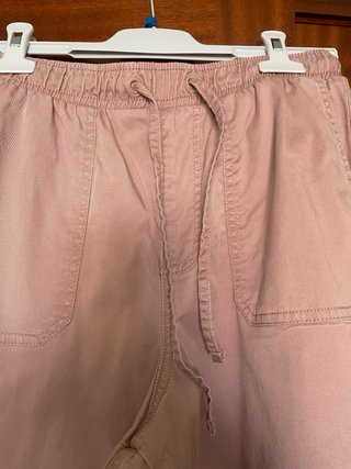 Pantalones Jogger Rosa Empolvado