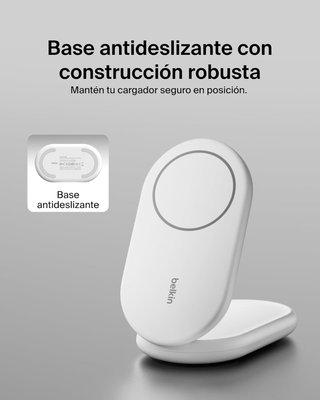 Caricatore wireless rapido Belkin con supporto pieghevole