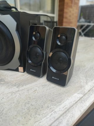 Altavoces Woxter PC/Móvil Negro/Gris