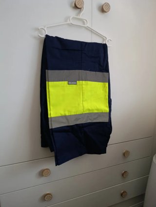 Pantalón Trabajo Reflectante Azul/Amarillo