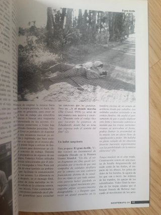Lote revistas de cine Nosferatu. Precio por lote