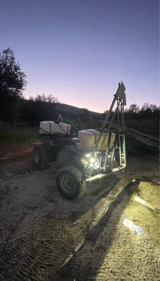Yamaha Kodiak 700 ATV equipo herbicidad