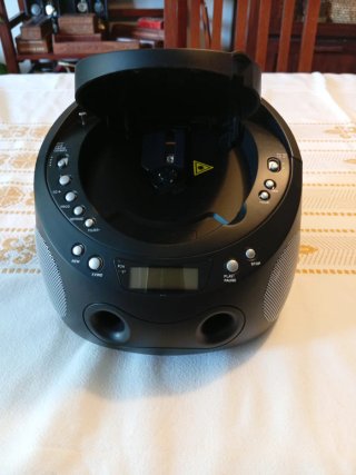 Reproductor CD/MP3 Clip Sonic BX1012 Negro