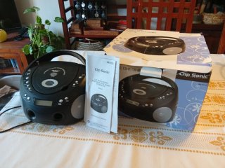 Reproductor CD/MP3 Clip Sonic BX1012 Negro