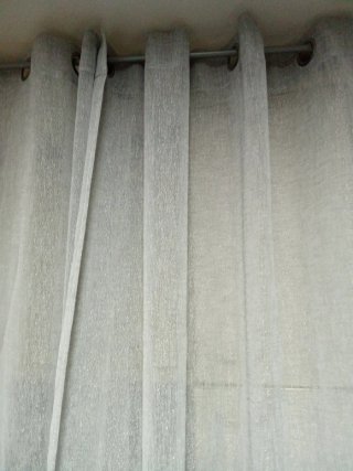 Cortinas de barra grises 1,45x2,50