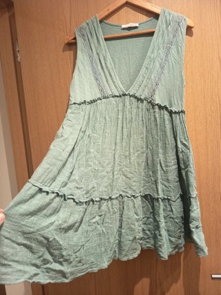 Vestido verde Pull&Bear