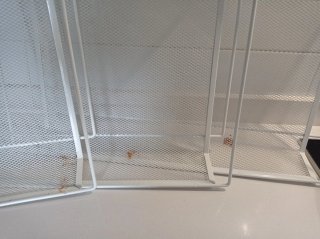 Carrito auxiliar 3 estantes blanco