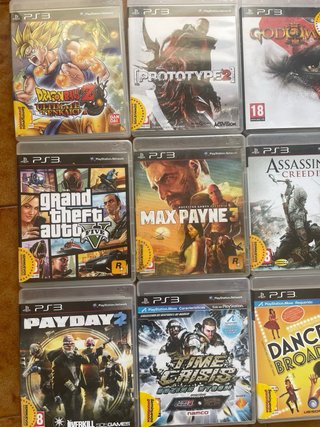 Pack PS3 Sony Negro + Juegos y Accesorios