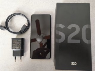 Samsung Galaxy S20 + Cargador + Caja
