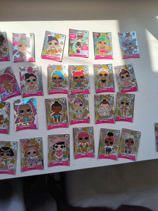 Cartas LOL Surprise. 163 cartas, algunas repetidas