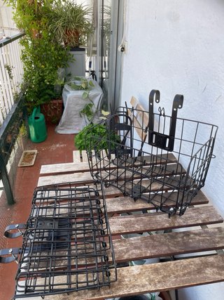 2 Cestas Bicicleta Plegables - Poco Uso