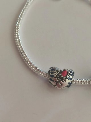 Pulsera de plata con 2 charms de Stranger things