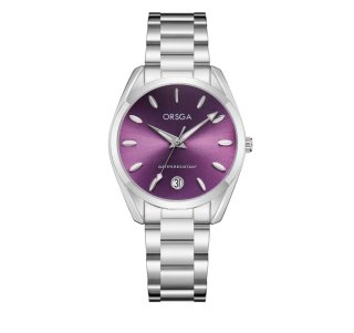 Reloj ORSGA Morado y Plateado