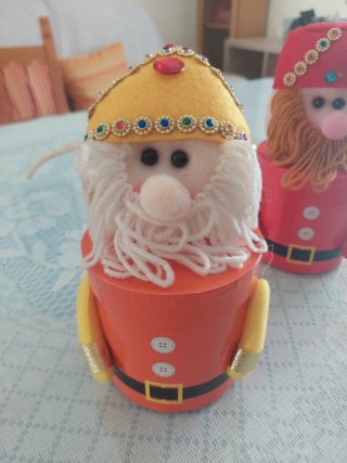 Vasos de cartón decorados Reyes Magos