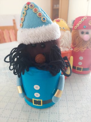 Vasos de cartón decorados Reyes Magos