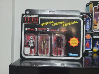 Star Wars Jedi Survivor Pack 3 Figuras Kenner
