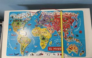 Puzzle Atlas del Mundo Magnético Janod