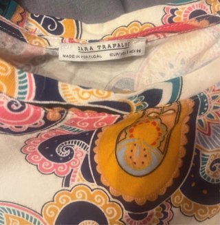 Camiseta estampada multicolor