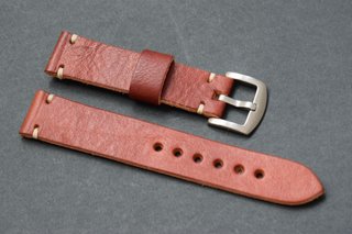 Cinturino artigianale in pelle per orologi 18–26 mm