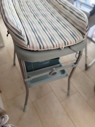 Bañera para bebé con cambiador