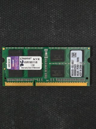 Kingston 8GB DDR3 1600MT/s CL11 2RX8 RAM portatil