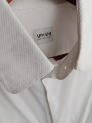Camisa Armani Collezioni Blanca 100% original