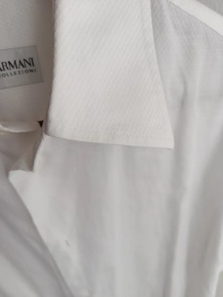 Camisa Armani Collezioni Blanca 100% original