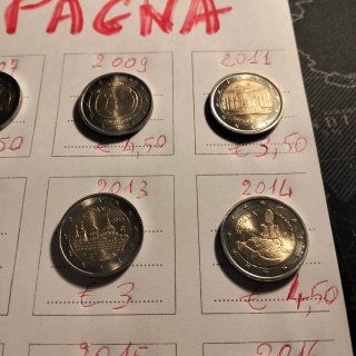 Monete 2 euro SPAGNA