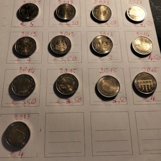 Monete 2 euro SPAGNA