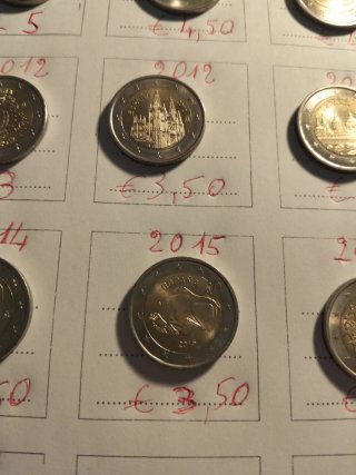 Monete 2 euro SPAGNA