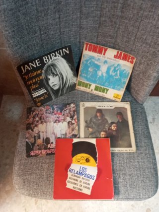 Lote 5 Vinilos Pop Rock Internacional y Nacional