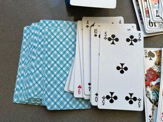 Baraja francesa antigua "Jeu de Tarot"