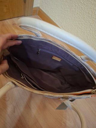 Bolso Beige Estampado "NUEVO"