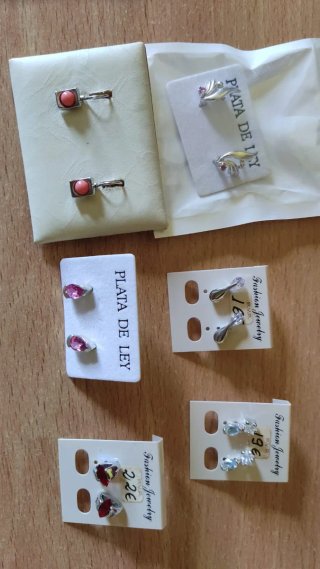 Pendientes Plata de Ley