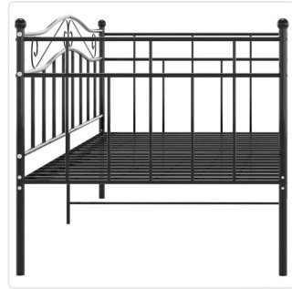 Letto in ferro battuto nero