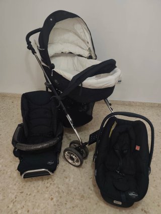 Cochecito Bebecar + Silla Auto