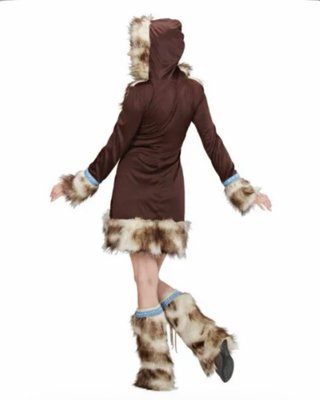 Disfraz Esquimal Mujer Talla M Milano