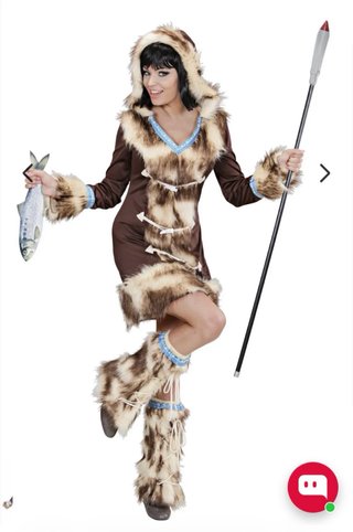 Disfraz Esquimal Mujer Talla M Milano