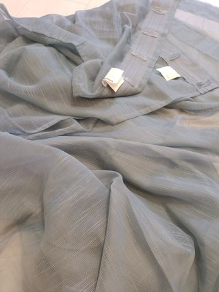 Cortinas visillos Ikea azul