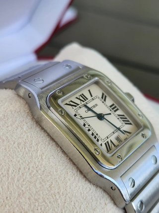 Cartier Santos 1564 Reloj Acero Full Set