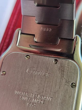 Cartier Santos 1564 Reloj Acero Full Set