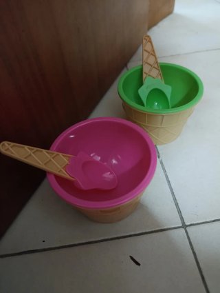 Coppette gelato con palette